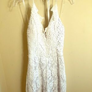 White Lace Romper